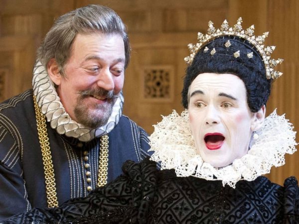 Stephen Fry and Mark Rylance engaging in Immediate Theatre
