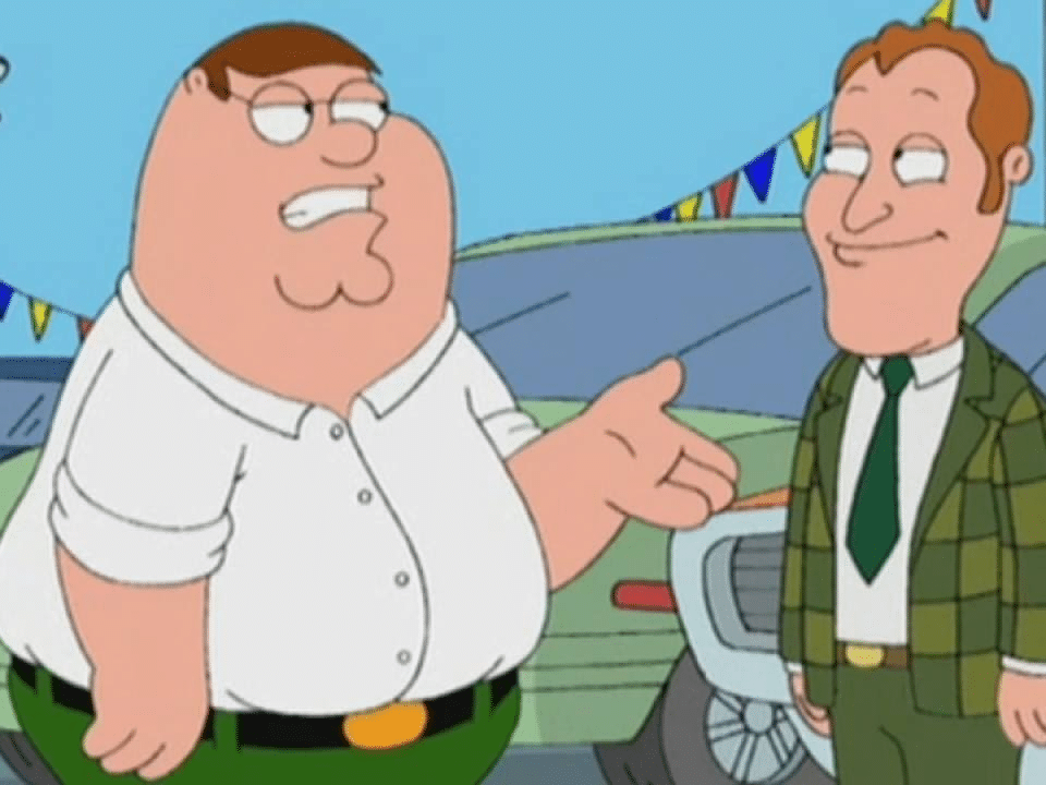 Peter Griffin buys a tank.
