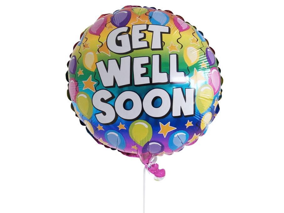 Get well soon balloon