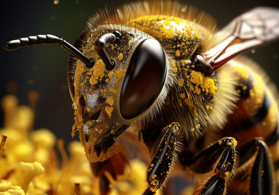 harperh_bee_head_with_pollen_realistic_1610b2f4-6175-4abd-a116-44cd9d6665ac