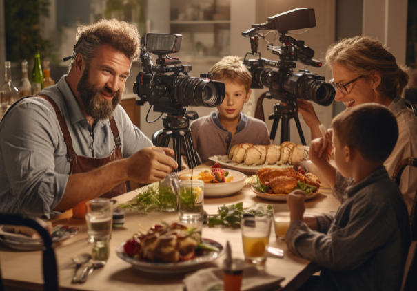 harperh_professional_cameras_recording_a_family_at_dinner_febc38ff-ee85-4e76-9504-3f2baac02a04