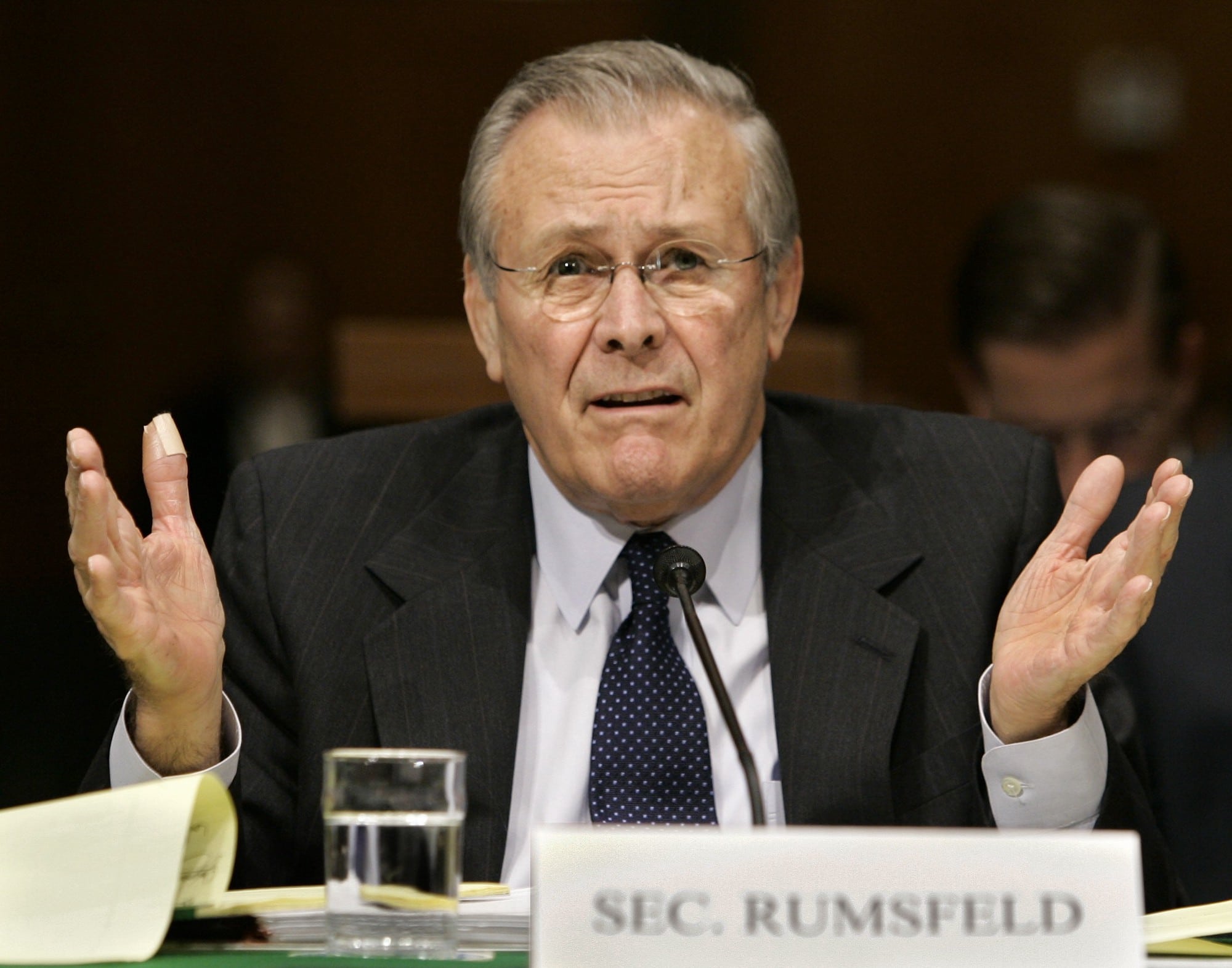 This image has an empty alt attribute; its file name is rumsfeld-1.jpeg
